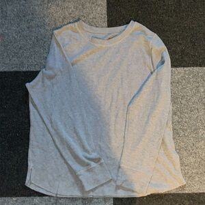grey lightweight long sleeve size large